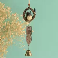 风铃挂饰铃铛挂件生日礼物送女生朋友闺蜜开学同学教师节送老师|圈圈-坐着龙猫 礼物彩纸包装+礼品袋+贺卡