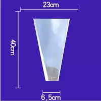鲜花包装袋全透明多支袋单支袋包花扶郎百合塑料花束干花袋