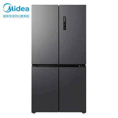 (就近仓发货)美的(Midea)一级能效双变频十字双开门四开门家用智能冷藏冷冻电冰箱风冷无霜MR-666WSPZE