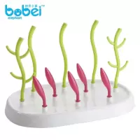 奶瓶干燥架 奶瓶架 晾干架晾晒架抗菌婴儿奶瓶树形沥水架 邦贝小象树形晾干架