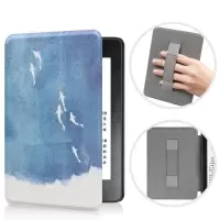 2018经典版Kindlepaperwhite4手持群鱼彩绘保护套998阅读器资源 群鱼