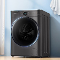 美的(Midea)MD100CQ7PRO-T1T滚筒洗衣机全自动10kg洗烘一体机一级变频节能直驱祛味空气洗大容量洗衣机