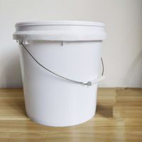 防冻液塑料桶胶桶手提空桶涂料桶狗粮桶钓鱼桶垃圾桶加厚带盖 10 升 化工级 白 无盖