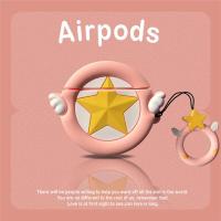 美少女战士AirPods Pro保护套2/3代苹果无线蓝牙耳机壳卡通女适用 星星+手扣 AirpodsPro3代