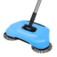 手推式懒人扫地机扫帚簸箕套装吸尘器家用室内扫把笤帚拖地一体机 [基础款]1块布 颜色随机