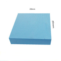 蓝板20*20mm B1-B3级挤塑板阻燃XPS聚苯乙烯泡沫保温板外墙屋顶地暖隔热2~10cm