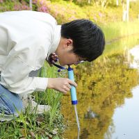 净水器 户外水过滤器便携式净水器野外探险滤水直饮吸管求生防灾生命装备