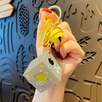 宇航员魔方-灰色 创意个性魔方钥匙扣男生书包挂件小饰品钥匙链女精致汽车钥匙挂饰