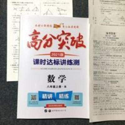 2021版秋高分突破课时达标讲练测八年级上册数学R人教版黑白内容 2021版秋高分突破课时达标讲练测八年级上册数学R人教