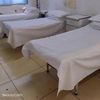 白色涤纶单个床单 90宽 医院床上用品床单被套枕套三件套诊所养老院卫生室床单被套枕套