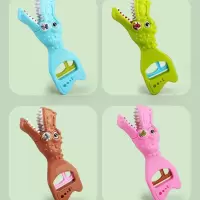 恐龙钳子1个（颜色随机或备注） 儿童玩具太空伸缩钳恐龙钳子夹子大嘴钳机械手游戏玩具
