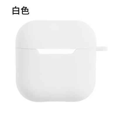 白色套+黑扣 pro4代/mini4/mini5 airpods pro4蓝牙耳机保护套MINI4卡通5挂坠华强北四代薄