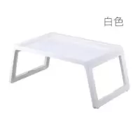 白色电脑桌工厂发货 宜家折叠桌子便携式小餐桌简易家用儿童迷你塑料收纳床上电脑轻便