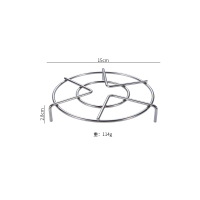 3cm蒸架(304钢) 蒸架304 不锈钢电饭煲高脚锅垫隔热垫 锅架厨房用品 置物架