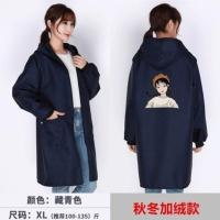 粉红色 长袖格子 .宠物店北欧风用品四季主妇烧饭大人罩衣围裙工作服加绒加厚水。