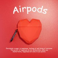 红钻石爱心+挂扣 AirPods苹果1/2代保护套 ins爱心卡通airpods保护套pro苹果i12/11耳机套2倍思