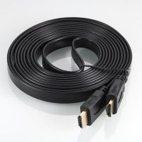 1.5米 HDMI线高清线扁线笔记本电视机hdmi连接线1.5米3米5米1.4版黑色线