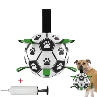 宠物用品 18.5cm狗球形玩具户外多功能互动绳子狗足球狗玩具