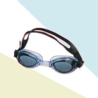 10#小黑[成人适用] Y/透明袋装 大框护目游泳镜防水防雾游泳眼镜男女成人游泳装备泳镜