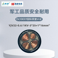 秦源牌 YJV22-0.6/1KV-3*25+1*16mm² 铜芯低压铠装电力电缆 元/米 定制商品 联系客服