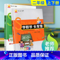 2年级 上册+下册 小学二年级 [正版]学数学 长智慧 二年级上册下册 第3册第4册 小学2年级数学同步练习册数学必刷题