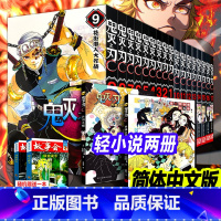 鬼灭之刃漫画+小说[全套19册] ⭐推荐⭐ [正版]鬼灭鬼灭之刃漫画书全套1-17册 简体中文版 公式书鬼杀队见闻录无限