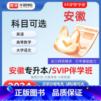 英语+大学语文 安徽专升本SVIP伴学班 [正版]直营SVIP伴学班 库课2024安徽专升本网课 库课网校安徽统招专升本