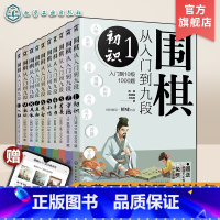 [正版]围棋从入门到九段1-10 10册 围棋零基础入门 围棋棋谱定式大全 围棋流行布局 围棋下棋思路 围棋战术教程