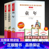 六年级上册快乐读书吧3册(赠考点手册) [正版]爱的教育小英雄雨来童年全套3册高尔基原著完整版六年级必读的课外书上册快乐