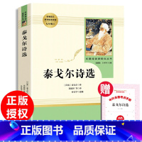 《泰戈尔诗选》 [正版]泰戈尔诗选 人民教育出版社 九年级上册泰戈尔原著完整版初中初三9年级上下册 课外寒暑假阅读书目