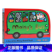 [正版]英文原版绘本小鼠波波系列:Maisy's Bus交通工具低幼儿童英语启蒙异形造型撕不烂纸板书作者Lucy Co