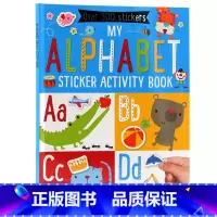 [正版]英文原版绘本Sticker Activity Book 宝宝英文字母认知贴纸书 ABC认知 字母贴纸活动书 超