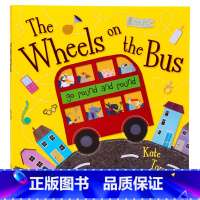 [正版]巴士上的轮子 英文原版绘本 The Wheels On The Bus 韵文童谣英语启蒙早教认知 儿童歌谣绘本