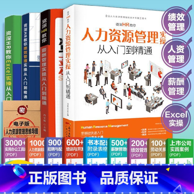 [正版]出版社4册人力资源管理书籍 hr书 excel教程 公司人事绩效考核与薪酬激励方案 招聘劳务派遣 行政管理入门