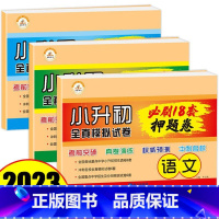 语文+数学+英语 小学升初中 [正版]全国通用小升初人教版 小学毕业升学总复习资料 六年级下册试卷测试卷 语文数学英语1