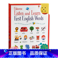 [正版]英语单词听与学 英文原版 Listen and Learn First English Words 儿童按压发