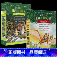 [正版]Magic Tree House 1-8 神奇树屋 卷1-8盒装 8册套装 儿童文学章节书 故事小说图画书 魔