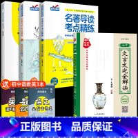 [10元 ]初中文言文+名著导读3册 初中通用 [正版]名著导读考点精练初中名著导读考点精练七八九年级中考初中必读名