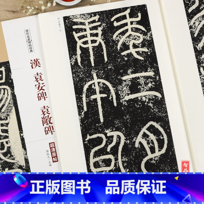 [正版]汉代 袁安碑袁敞碑历代名家碑帖经典 毛笔软笔篆书练字帖附繁体旁注中国书店