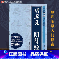 [正版]褚遂良大字阴符经墨迹本高清原大碑帖临摹入门指南旁注楷书书写技法解析附有单字示范视频 详细鉴赏临摹碑帖丛刊中国碑