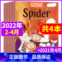 a[共4本]2022年2-4月+2021年4月 [正版]spider红蜘蛛杂志2022年2-4月+2021年4月共4本打