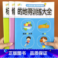 全3册套装优惠价[标点符号+的地得+病句修改] [正版]小学语文知识点的地得用法训练大全标点符号人教版一年级二年级三小学