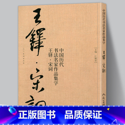 [正版]大尺寸8开王铎集字宋词行书 中国历代书法名家作品集字古诗词江锦世编 简体对照楷行草临帖毛笔书法字帖王铎书法全集