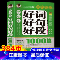 中学生好词好句好段1000篇 初中通用 [正版]加厚版384页中学生好词好句好段1000篇初中作文实用全面范文中考满分作