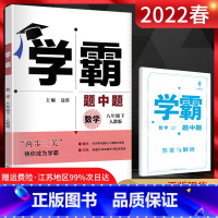 数学 [正版]2023春 学霸题中题八年级下册数学 人教版RJ 8年级数学下同步课时作业专题提优训练 初二数学辅导资料练