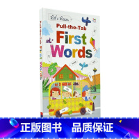 单词 [正版]Pull-the-Tab First Words 初识单词抽拉书 幼儿启蒙英语互动机关书 英文原版进口儿童