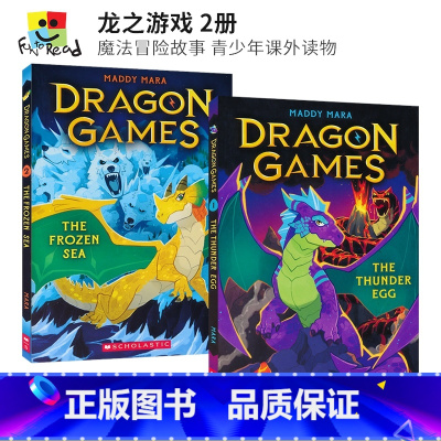 [正版]Dragon Games The Thunder Egg/The Frozen Sea 龙之游戏 魔法冒险故事