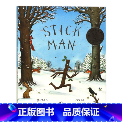 [正版]英文原版绘本朱莉娅唐纳森树枝人 Stick man 名家Julia Donaldson咕噜牛同作者平装全彩大开