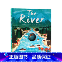 [正版]进口英文原版河流The River 儿童英文早教亲子阅读洞洞书 英语自然拼读绘本 大自然的秘密 平装大开