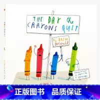 [正版]小蜡笔大罢工 The Day The Crayons Quit 进口英文原版 绘本 平装大开 蜡笔辞职 Ol